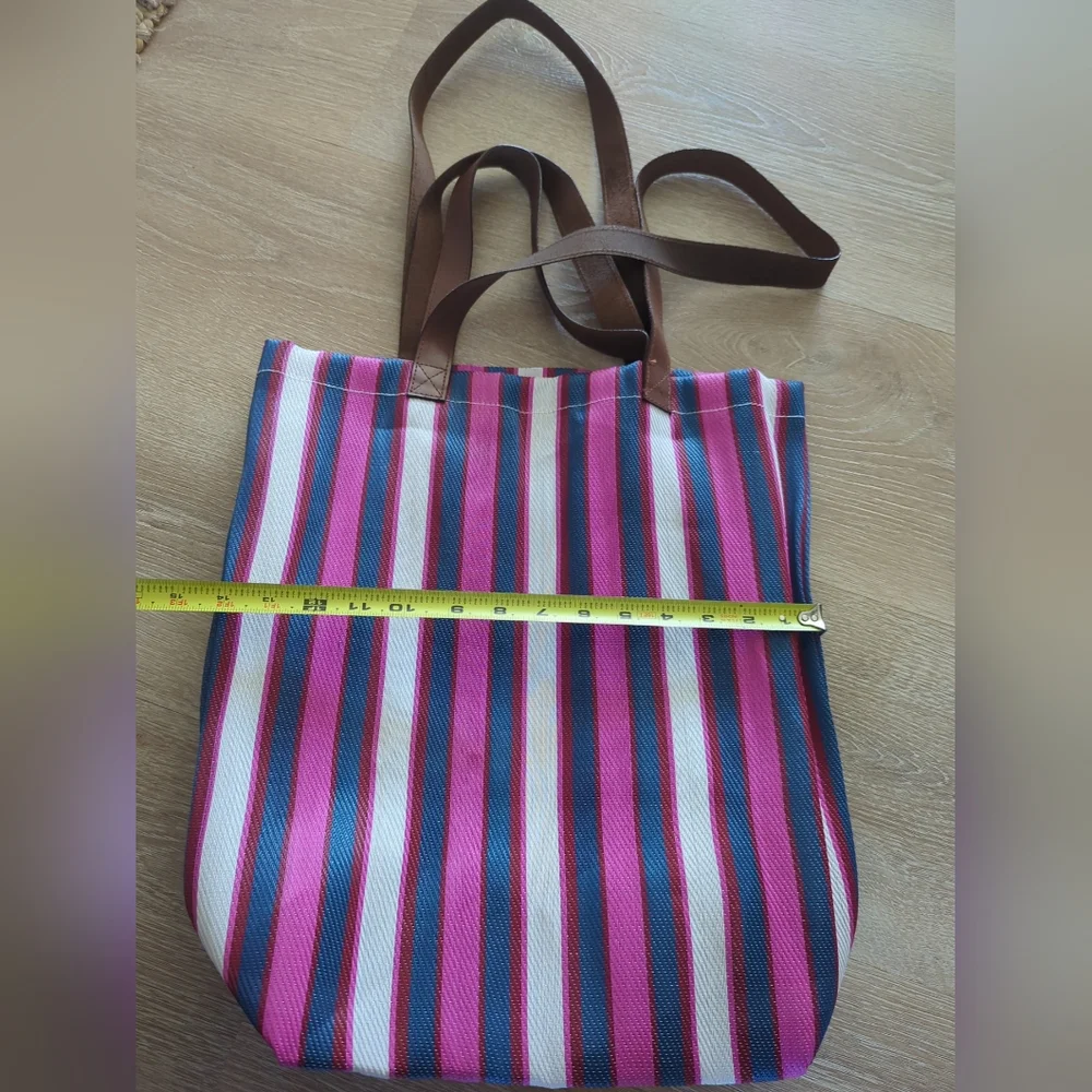 Free People Mesh Double Time Tote Bag Leather Handle NWOT